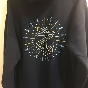 COPY - Dark Seas Sunburst Navy Hoodie